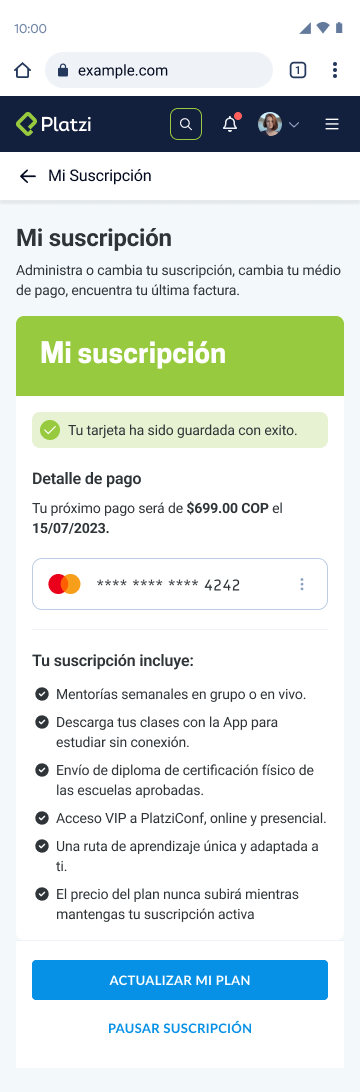 Transparent cancellation flow with reminder option