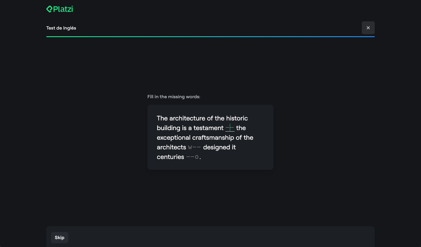 Adaptive difficulty progress