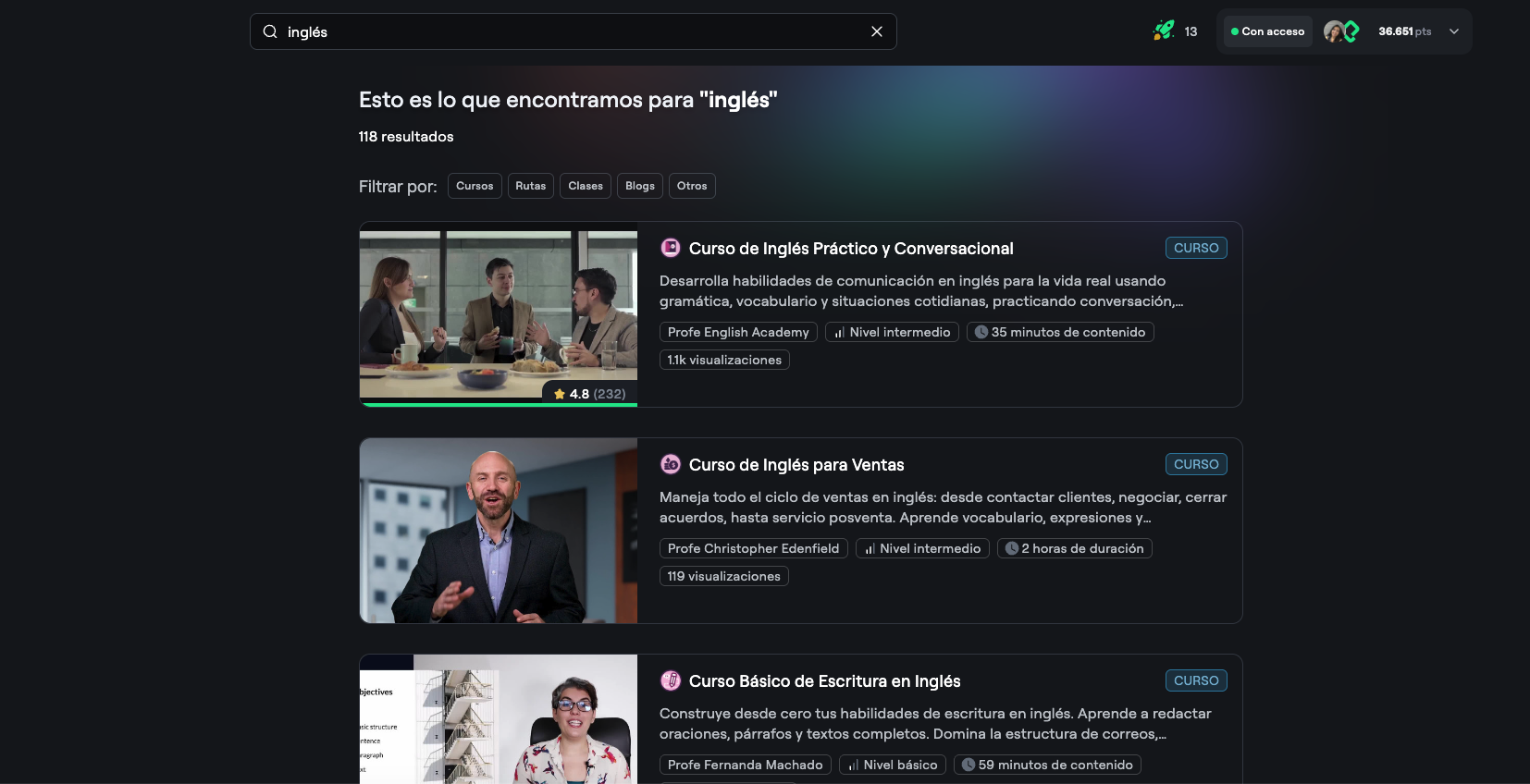 Multi-factor ranking system